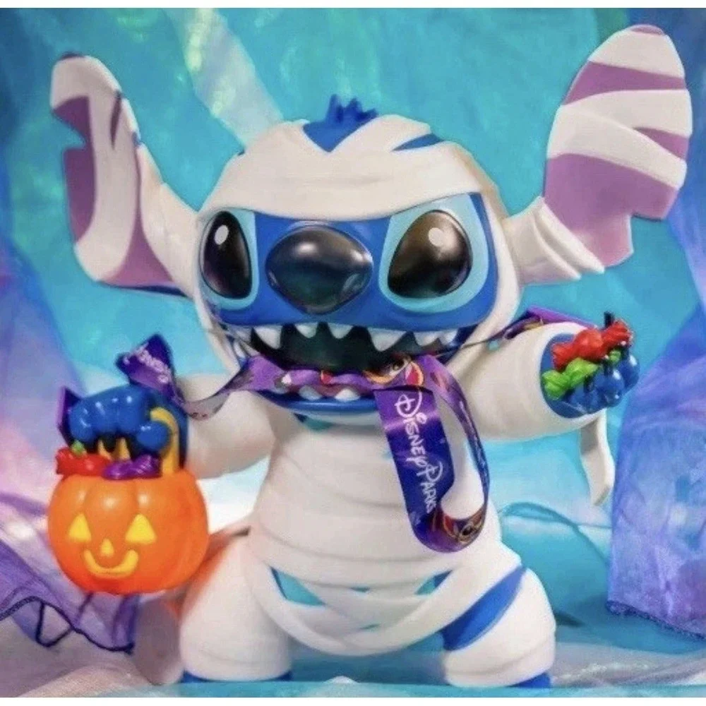 2025 Lilo & Stitch Mummy Popcorn Bucket‎ Disneyland Lights Halloween *Ships ASAP - Picture 4 of 4